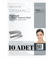 DERMAL Sıkılaştırıcı, Aydınlatıcı, Yumuşatıcı  Platinum Kollajen Maske X10 Adet