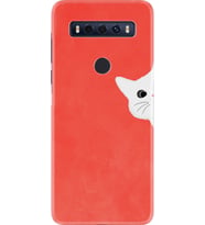 TCL 10 SE Kılıf Silikon Desen Kedoş 1735