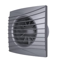 Ayas 100 mm (10 cm) Sessiz Klapeli Banyo Fanı (SILENT DARK METAL 4C) (Standart)