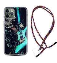 Apple iPhone 11 12 13 14 Pro Max Kılıf Boyun Asklı Rasta Silikon Dog Guitar 1789