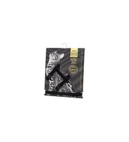 Cattie Dokumadan El Yapımı Kedi Göğüs & Gezdirme Takımı 1x25-40cm - Black