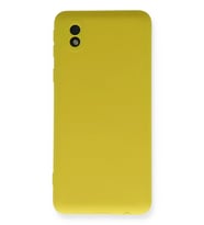 Newface Samsung Galaxy A01 Core Kılıf Nano içi Kadife Silikon - Sarı