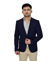 Erkek Lacivert Tek Spor Ceket BGL-ST04467