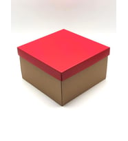 26x26x15 Kraft Çok Amaçlı Kutu Karton Kutu Pasta Kutusu (10 Adet)