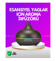 Mey İthalat® Zamanlayıcılı ve Otomatik Kapanmalı Aromaterapi Nemlendirici Difüzör
