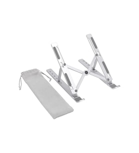 Kademeli Metal Laptop ve Tablet Standı, Hafif, Katlanabilir, Kaydırmaz