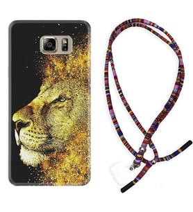 Samsung S7 Edge S20 Fe Plus Ultra S21 S22 Kılıf Boyun Asklı Rasta Silikon Leon 1323