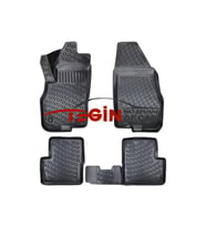Fiat Punto Evo 2016 3D Havuzlu Paspas Siyah
