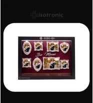 İsotronic Kişiye Özel Fotoğraf Çerçevesi – Biz Müzesi Bordo Beyaz Led