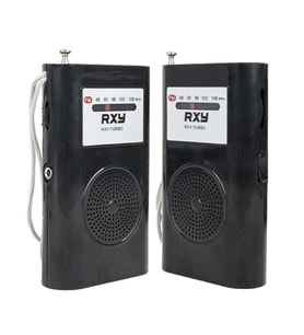 Roxy RXY-Turbo Cep Tipi Mini Analog FM Radyo Küçük El Radyosu Mutfak Radyo Deprem Çantasına Uygun
