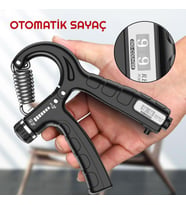 Sertlik Ayarlanabilir 5-60kg Direnç Sayaçlı El Egzersiz Yayı Kırmızı Siyah