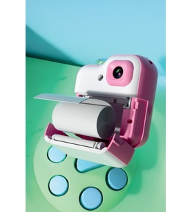 Torima Dijital Fotoğraf Makinesi Çocuk Termal Resim Baskılı Yazıcı Kamera Video Makinesi CMR15 Sarı