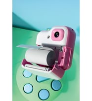 Torima Dijital Fotoğraf Makinesi Çocuk Termal Resim Baskılı Yazıcı Kamera Video Makinesi CMR15 Sarı