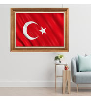Altın Varaklı Çerçeveli Paspartulu  Tablo zv0559 (Gold)