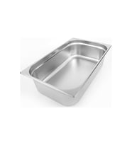 Paslanmaz Çelik Gastronom Küvet 53x32,5 cm, 15 cm Derinlik