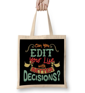 Funny Can You Edit Your Life With Better Decisions Bez Çanta Uzun Saplı