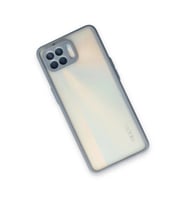 Reno 4 Lite Kılıf Montreal  Kapak - Gri