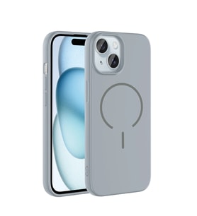Apple iPhone 15 Kılıf M-safe Şarj Özellikli Zore Meta Kapak