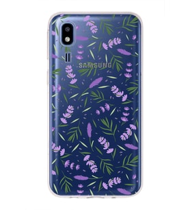 PrintiFy Samsung Galaxy A2 Core ile Uyumlu 1mm Slim Fit Water Color 3 Baskılı Şeffaf  Kılıf