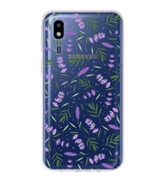 PrintiFy Samsung Galaxy A2 Core ile Uyumlu 1mm Slim Fit Water Color 3 Baskılı Şeffaf  Kılıf