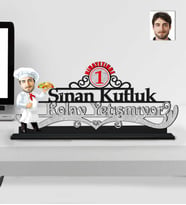 Kişiye Özel Nihayetinde Kolay Yetişmiyor Ahçı Erkek Ahşap Biblo-3
