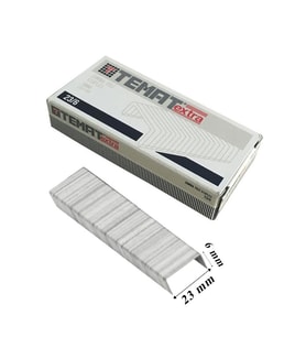 23/6 Zımba Teli Çelik Zımba Teli 1000 li 1 Paket 30 Sayfa Zımbalama Kapasitesi
