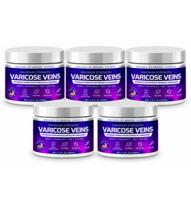 Varicose Veins 100 ML Arnika Aloe Vera ve Vitamin E İçerikli Bacak Bakım Kremi x5