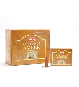Precious Amber Aromalı Konik Tütsü (Çok Renkli)