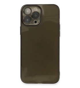 iPhone 13 Pro Max Kılıf Fly Lens Silikon - Siyah