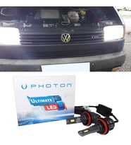 Vw Transporter T4 Led Xenon Uzun + Kısa Far Ampulü H4 Ultimate 9500 Lumens Yeni Seri Beyaz