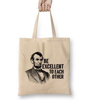 Bill And Ted Abe Lincoln Be Excellent Bez Çanta Uzun Saplı
