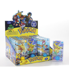 Pokemon Baskılı Sulu Oyun - Tek Butonlu Dikdörtgen Su Oyunu