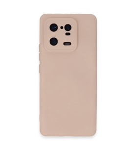 Xiaomi Mi 13 Pro Kılıf Nano İçi Kadife Silikon - Pudra
