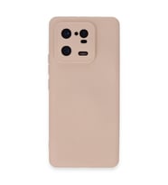 Xiaomi Mi 13 Pro Kılıf Nano İçi Kadife Silikon - Pudra
