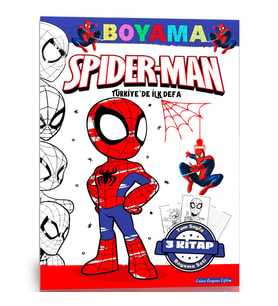 Örümcek Adam Boyama Kitap Seti (3 Kitap)