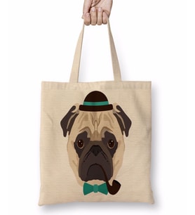 Pug Perfil Bez Çanta Uzun Saplı