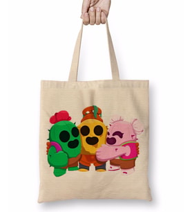 Spike Family Brawl Stars Bez Çanta Uzun Saplı