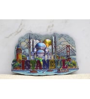 Northcity İstanbul Temalı Silikon Magnet Alk4343 - Güçlü Yapışkan Buzdolabı Magnet