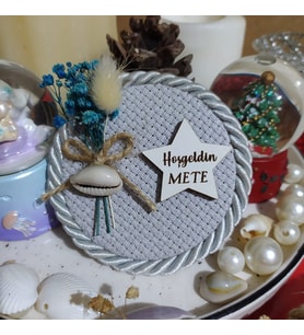 Söz-Nişan-Nikah-Kına-Bebek Hediyelik Hasır Magnet