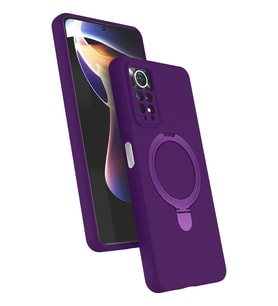 Redmi Note 12 Pro 4G Regal Magsafe Standlı Kapak - Derin Mor