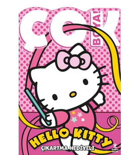 Hello Kitty - Çok Boya! Çıkartmalı Dev Boyama Kitabı
