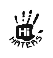 Hi Haters Oto Sticker 20 Cm