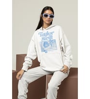 Özel Tasarım Taylor Swift Baskılı Unisex Oversize Şarkıcı Hoodie