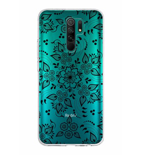 Xiaomi Redmi 9 Uyumlu Kapak Nostalji Desen Tasarımlı Şeffaf Silikon Kılıf