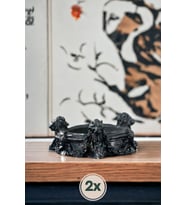Siyah Küllük ve Kül Tablası, 2'li Paket, Modern ve Şık Tasarım