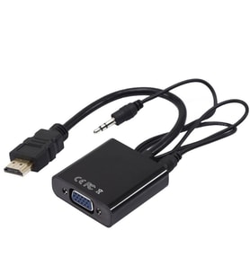 Ayt Powermaster Pm-32015 Hdmı To Vga Çevirici Adaptör Ses Çıkışlı Hdmı Girişini Vga Çıkışına Dönüştürücü
