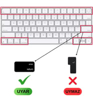 Apple Magic Keyboard 3 A2449 A2450 US Layout Klavye Koruyucu – Touch ID Uyumlu Ultra İnce ANSI Yatay Enter İngilizce Tuş Dizilimi Silikon Kaplama Toz ve Sıvı Koruma Keyboard Cover Siyah