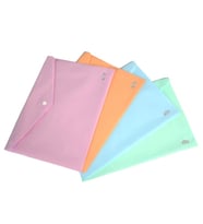 Çıtçıtlı Dosya A4 Pembe Kaliteli - 5 adet