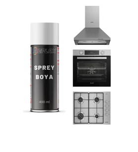 İnox Ankastre Set Beyaz Eşya Sprey Boya 400 Ml.