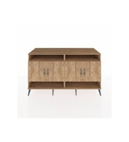 Kronos Konsol 6 Raflı 4 Kapaklı 176x59x99 Çam-Çam